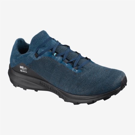 Salomon GTX 3D FIT TRAIL LTD Mens Trail Running Shoes Navy | Salomon South Africa